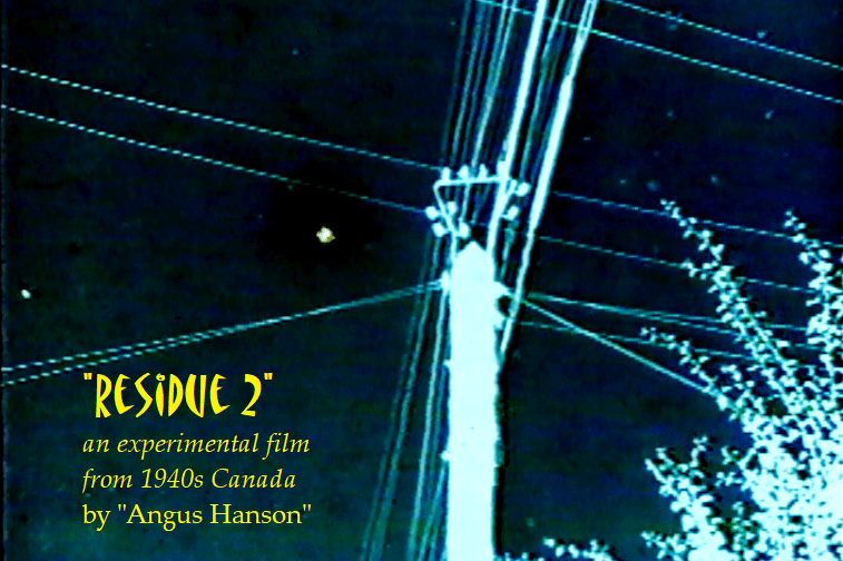 “residue 2” [ca. 194-]: A Playful and Enigmatic Exercise in Canadian Experimental&nbsp;Film